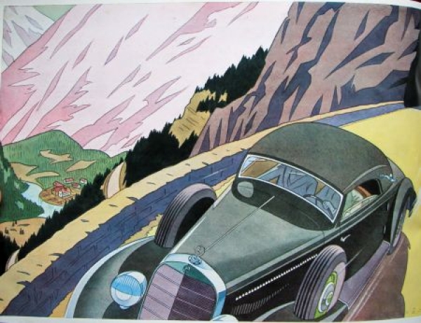 Mercedes-Benz 230 Modelprogram 1937 Carbrochure (3726)